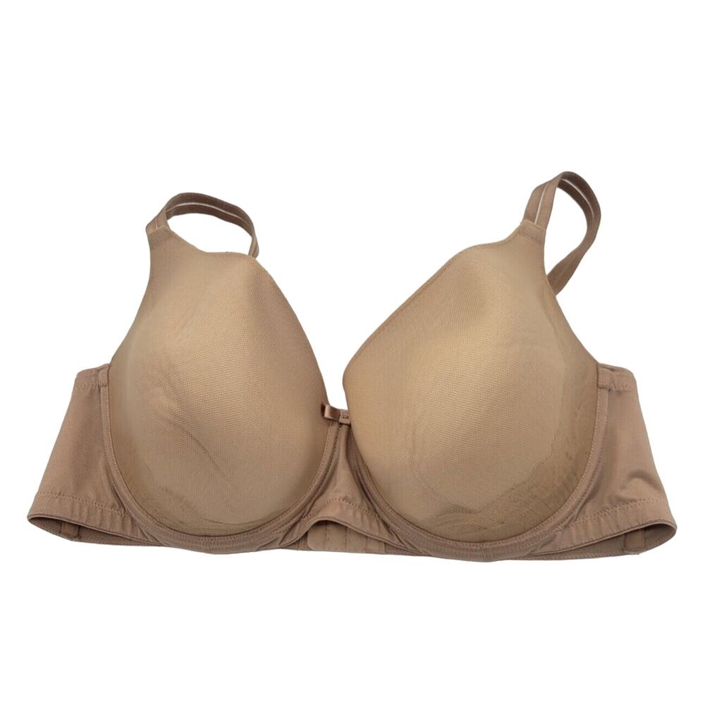 Ava & Viv Tan Full Coverage Adjustable Straps Underwire T-Shirt Bra Size 42DD
